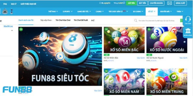 Sân chơi xổ số cực xanh chín dành cho hội viên tham gia.