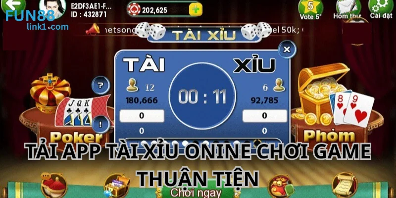 Tải App Tài Xỉu online chơi game suôn sẻ và không giật lag.
